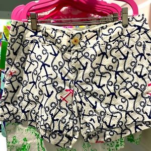 Lilly Pulitzer Ahoy shorts size 4